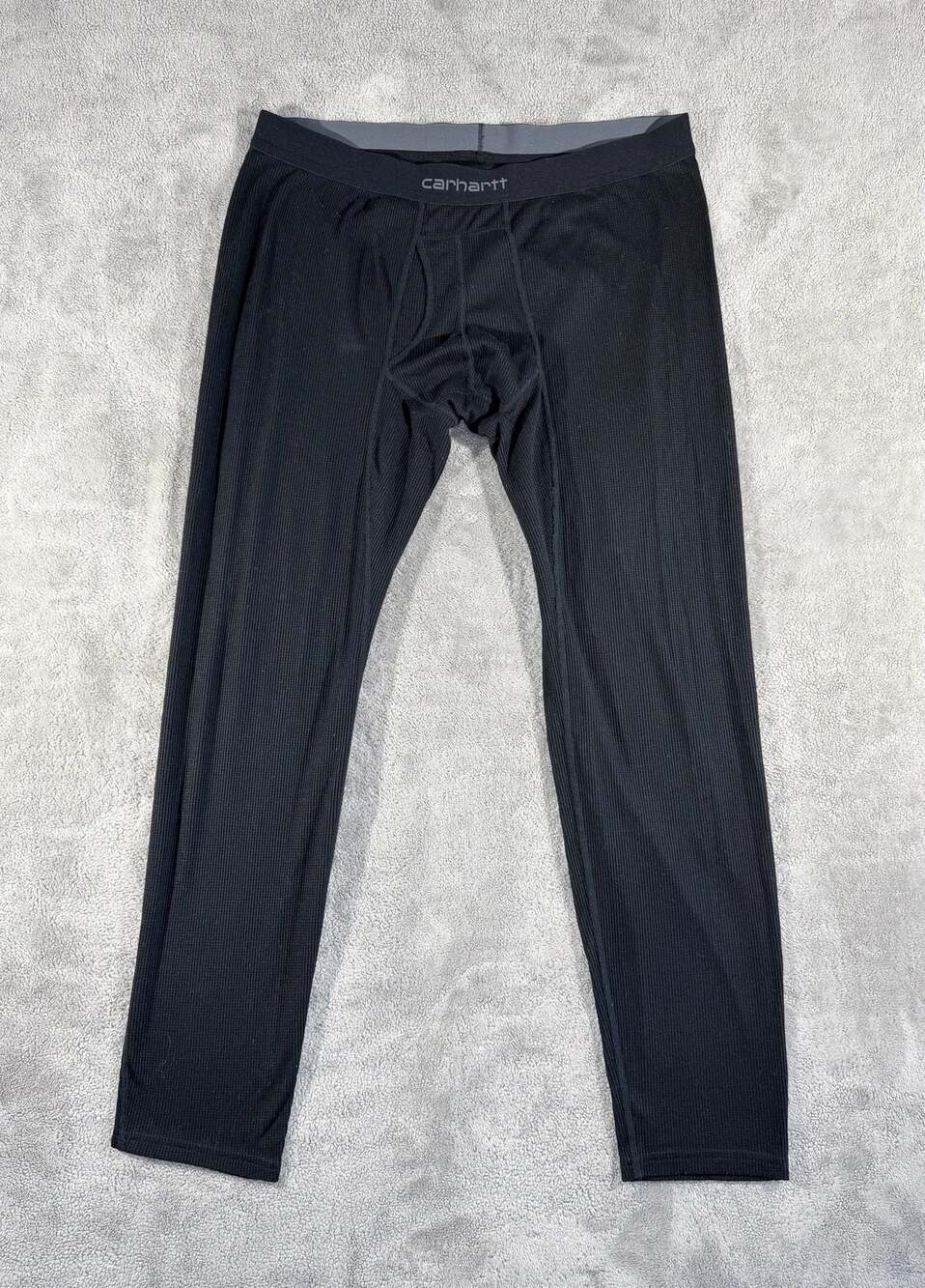 Carhartt MBL115 Base Force Waffle Thermal Pants Black 2XL
